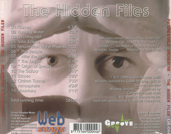 Future World Orchestra : The Hidden Files (CD, Album)