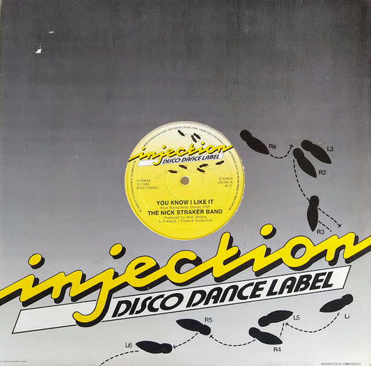 Nick Straker Band : You Know I Like It (12", Maxi, Gen)
