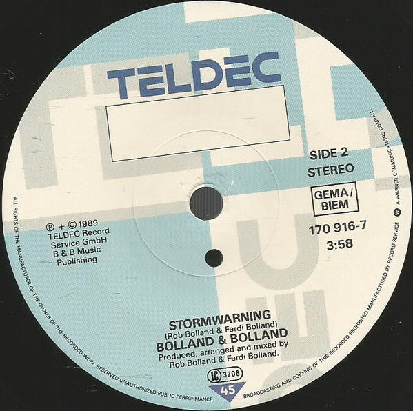 Bolland & Bolland : The Wall Came Tumbling Down (7", Single)