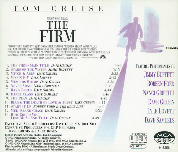 Dave Grusin : The Firm (Original Motion Picture Soundtrack) (CD, Album)