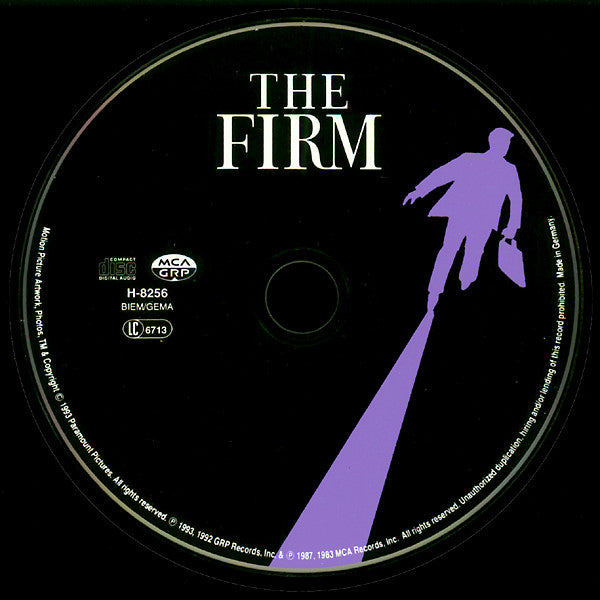 Dave Grusin : The Firm (Original Motion Picture Soundtrack) (CD, Album)