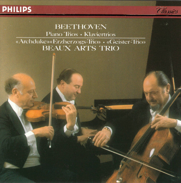 Ludwig van Beethoven, Beaux Arts Trio : Piano Trios = Klaviertrios: «Archduke» «Erzherzogs-Trio» · «Geister-Trio» (CD, Album)
