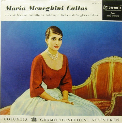 Maria Callas, Philharmonia Orchestra, Tullio Serafin : Aria's Uit Madame Butterfly, La Bohème, Il Barbiere Di Seviglia En Lakmé (10", Comp)