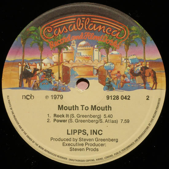 Lipps, Inc. : Mouth To Mouth (LP, Album)