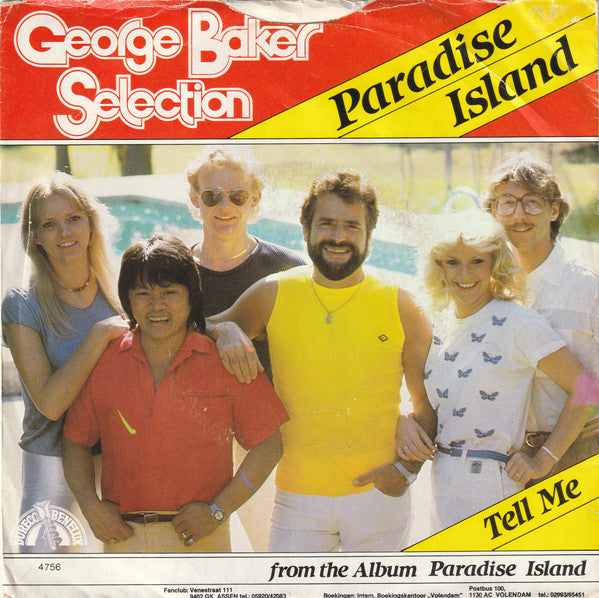 George Baker Selection : Paradise Island  (7", Single)