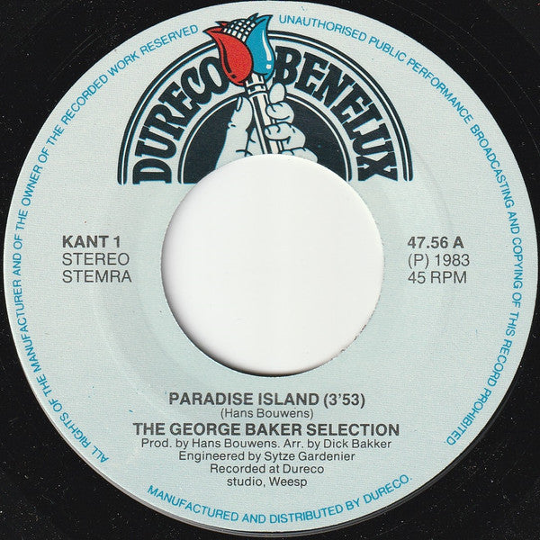 George Baker Selection : Paradise Island  (7", Single)