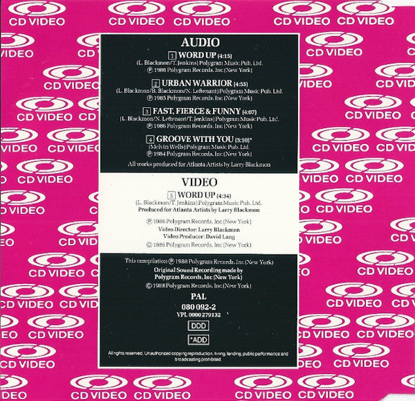 Cameo : Word Up! (CDV, 5", Single, PAL)