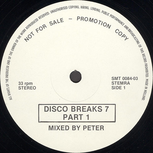 Various : Disco Breaks 7 (12", Mixed, Promo, Unofficial)