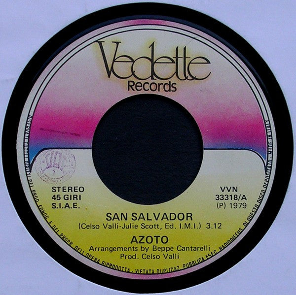 Azoto : San Salvador (7", Single)