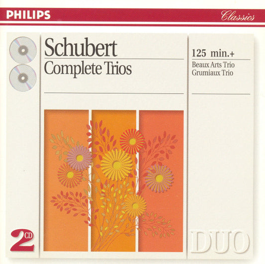 Franz Schubert - Beaux Arts Trio, Grumiaux Trio : Complete Trios (2xCD, Comp, RE, RM)