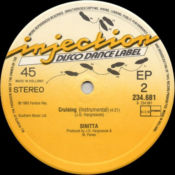 Sinitta : Cruising (12", EP)