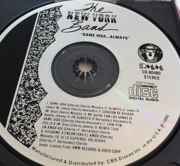The New York Band : Dame Vida... Always (CD, Album)