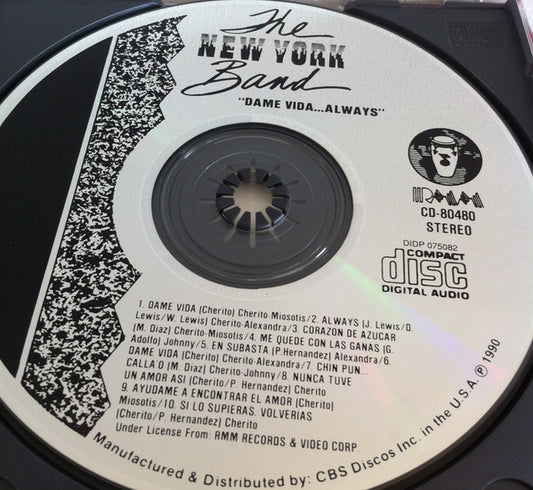 The New York Band : Dame Vida... Always (CD, Album)