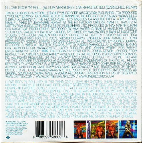 Britney Spears : I Love Rock 'N' Roll (CD, Single, Car)