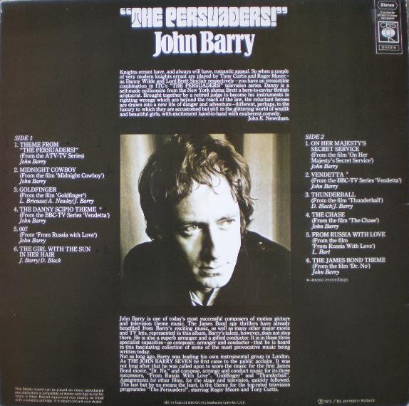 John Barry : Theme From The Persuaders! (LP, Comp)