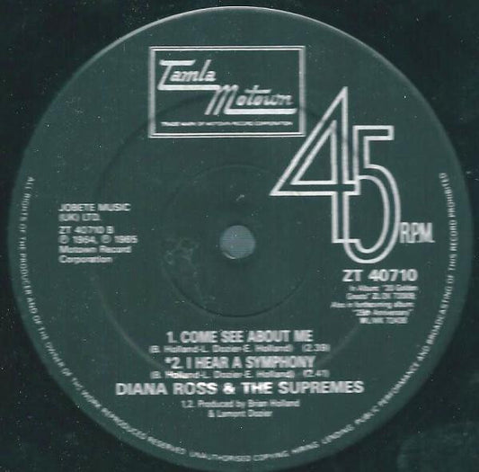 The Supremes : You Keep Me Hangin' On (12", Single)