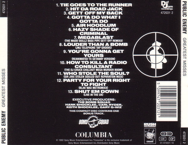 Public Enemy : Greatest Misses (CD)