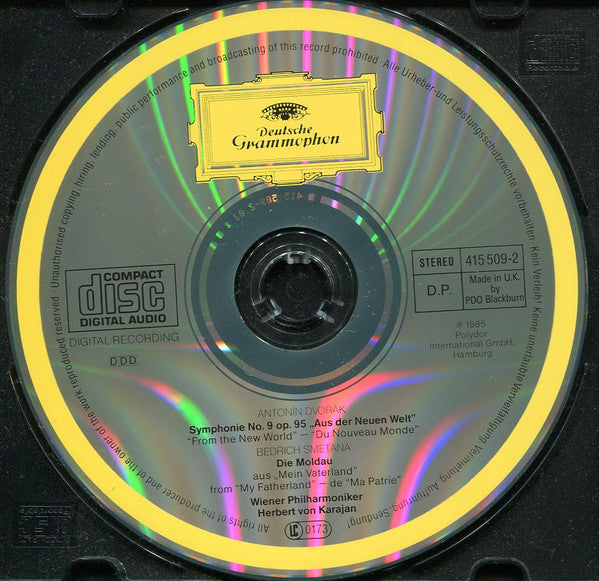 Antonín Dvořák, Bedřich Smetana / Wiener Philharmoniker, Herbert von Karajan : Symphonie Nr. 9 • Die Moldau (CD, Album)