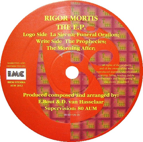 Rigor Mortis : The E.P. (12", EP)