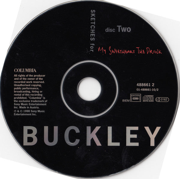 Jeff Buckley : Sketches For My Sweetheart The Drunk (CD, Enh + CD)