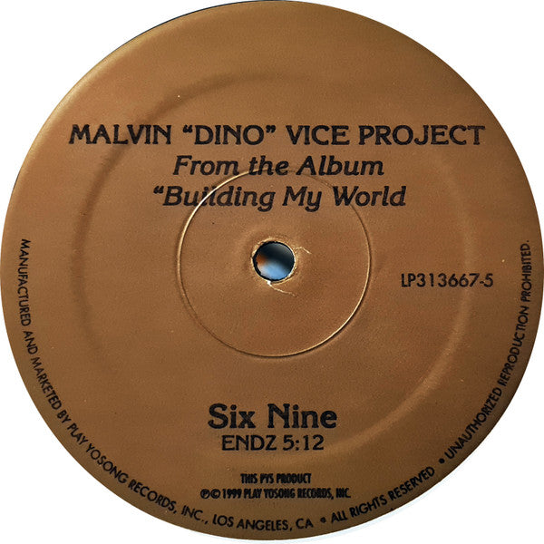 Malvin 'Dino' Vice : Album Sampler (12", Promo)