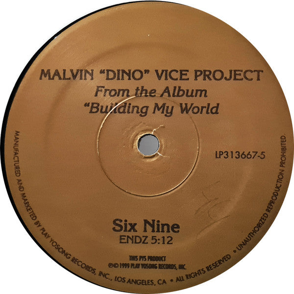 Malvin 'Dino' Vice : Album Sampler (12", Promo)