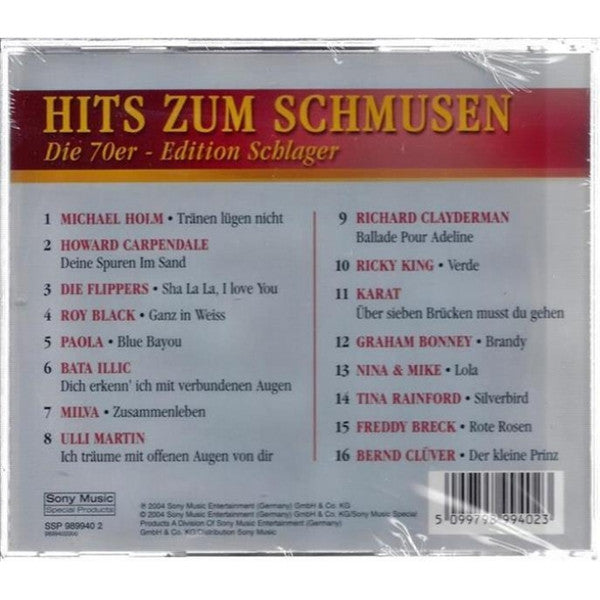 Various : Hits Zum Schmusen (Die 70er - Edition Schlager) (CD, Comp, Smplr)