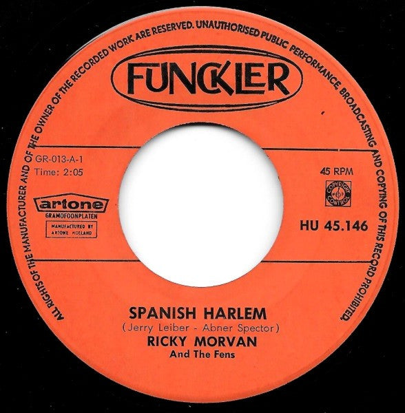 Ricky Morvan And The Fens : Spanish Harlem (7", Single)