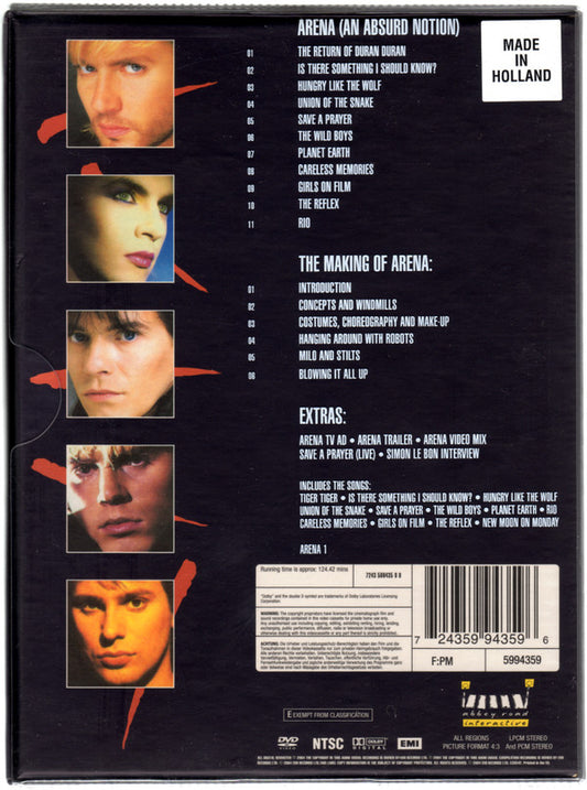 Duran Duran : Arena (An Absurd Notion) (DVD, RE, RM, NTSC)