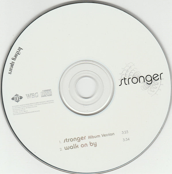 Britney Spears : Stronger (CD, Single)