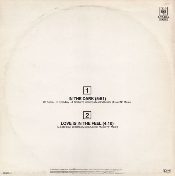 Roy Ayers : In The Dark (Dance Mix) (12", Maxi)