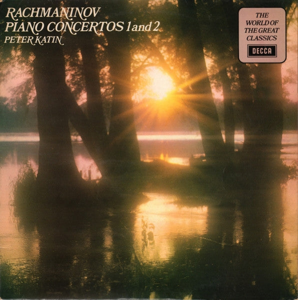 Sergei Vasilyevich Rachmaninoff - Peter Katin : Piano Concertos 1 And 2 (LP, Comp)