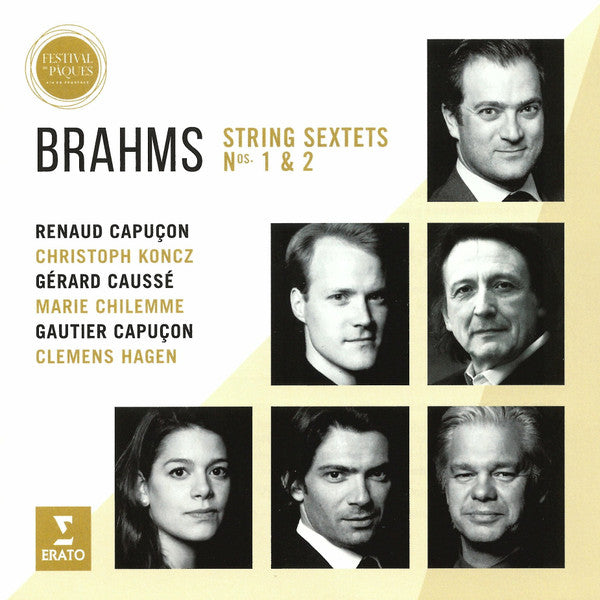 Johannes Brahms – Renaud Capuçon, Christoph Koncz, Gérard Caussé, Marie Chilemme, Gautier Capuçon, Clemens Hagen : String Sextets Nos. 1 & 2 (CD, Album)