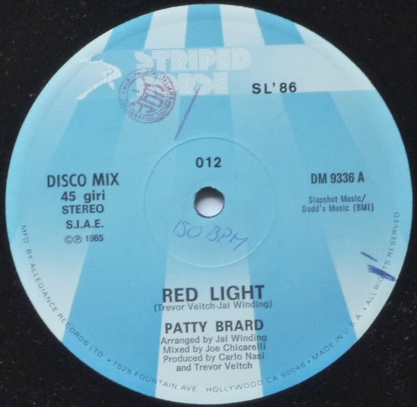 Patty Brard : Red Light (12")