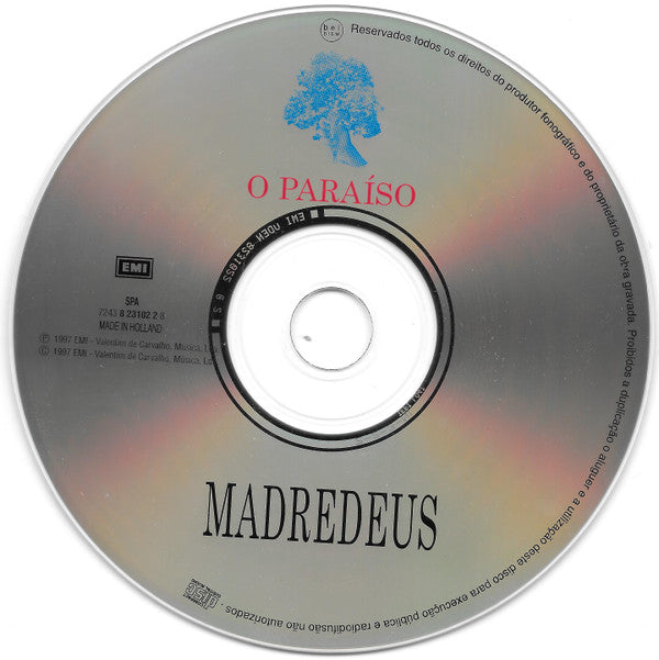 Madredeus : O Paraíso (CD, Album)
