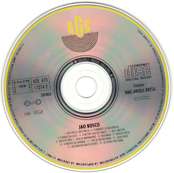 João Bosco : João Bosco (CD, Comp)
