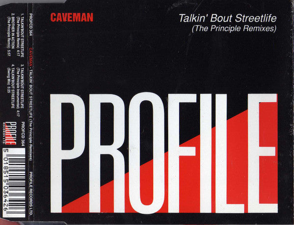 Caveman : Talkin' Bout Streetlife (The Principle Remixes) (CD, Maxi)