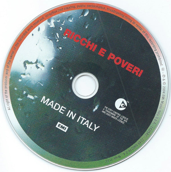 Ricchi E Poveri : Made In Italy (CD, Album, Copy Prot., RE)