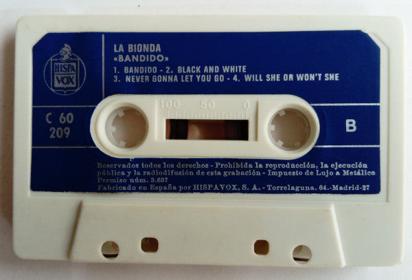 La Bionda : Bandido (Cass, Album)
