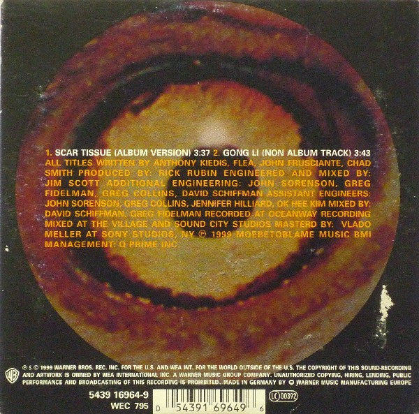Red Hot Chili Peppers : Scar Tissue (CD, Single, Car)
