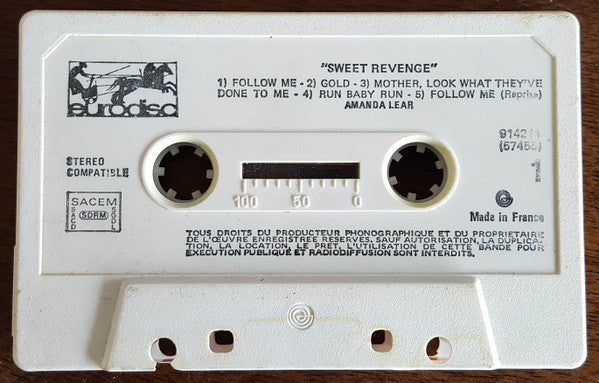 Amanda Lear : Sweet Revenge (Cass, Album, Moo)
