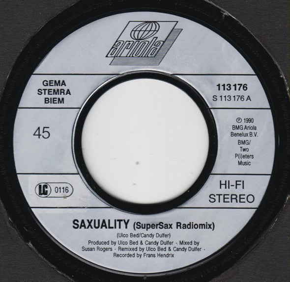 Candy Dulfer : Saxuality (7", Single)