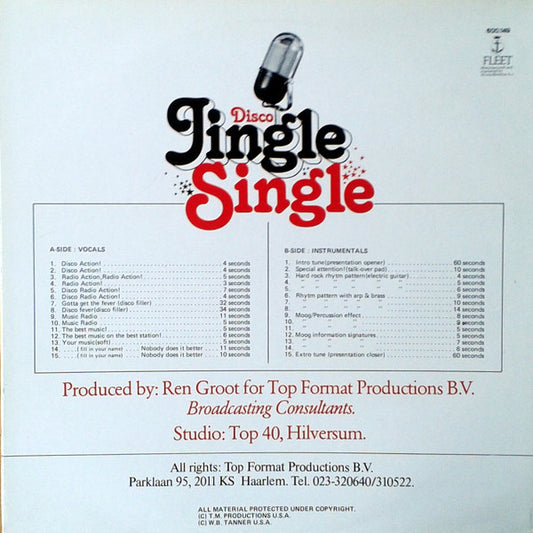 Ren Groot : Disco Jingle Single Volume 1 (12", Single)