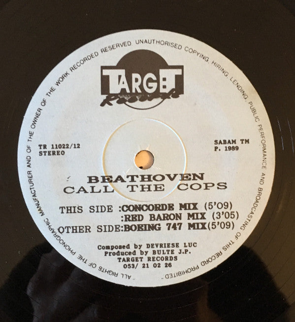 Beathoven (3) : Call The Cops (12", Maxi)
