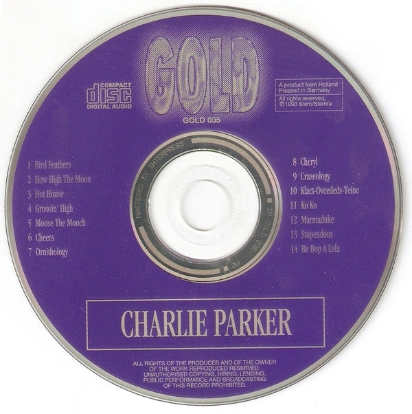 Charlie Parker : Gold (CD, Comp)