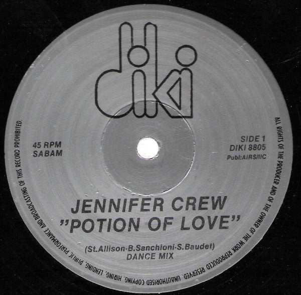 Jennifer Crew : Potion Of Love (12")