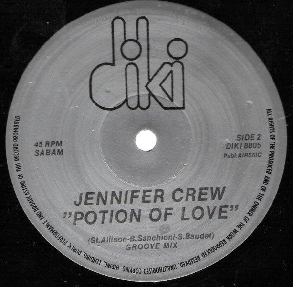 Jennifer Crew : Potion Of Love (12")