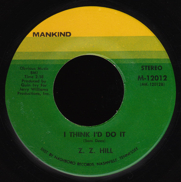 Z.Z. Hill : Second Chance (7")
