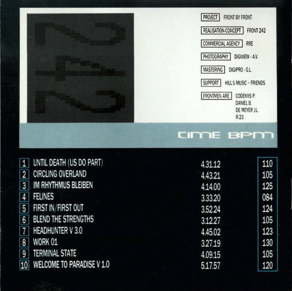 Front 242 : Front By Front (CD, Album)