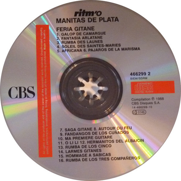 Manitas De Plata : Ritm'o - Feria Gitane (CD, Comp, RE)